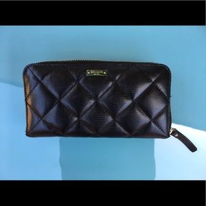 Kate Spade Quilted Patent Leather Wallet